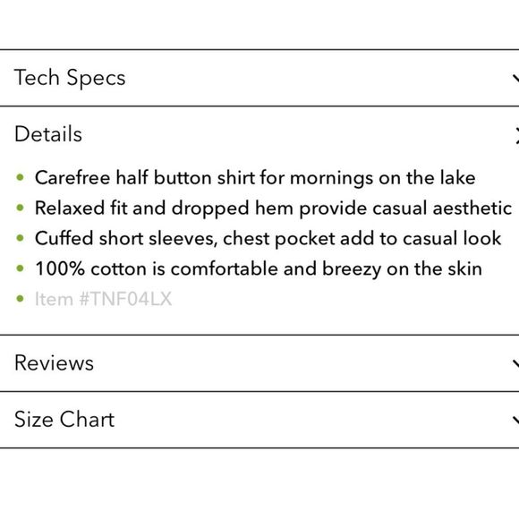 The North Face Short Sleeve Tanami Shirt NWT - Picture 3 of 4